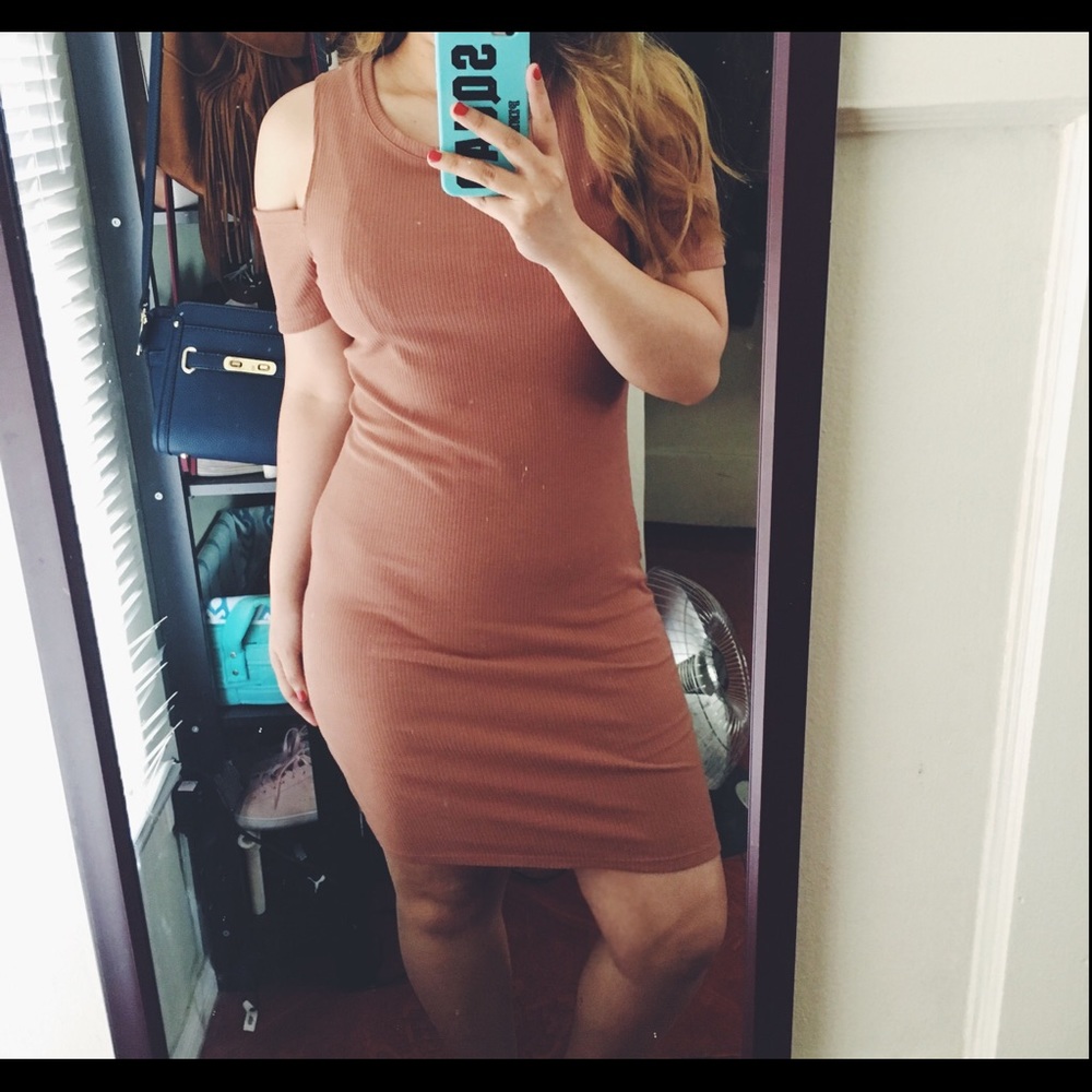 Cotton On Cold Shoulder Bodycon Dress